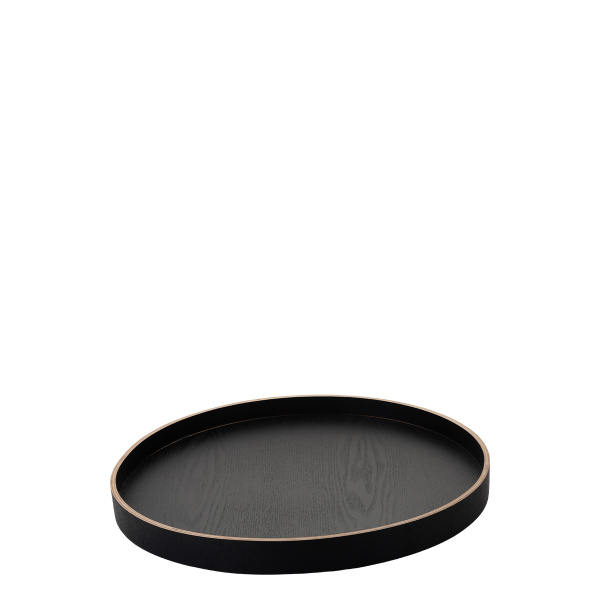 Plateau rond Ø 40 cm, H : 3.5 cm – Elements Wood Wengue
