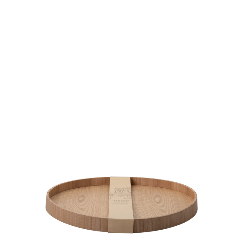 Plateau rond Ø 40 cm, H : 3.5 cm – Elements Wood frêne