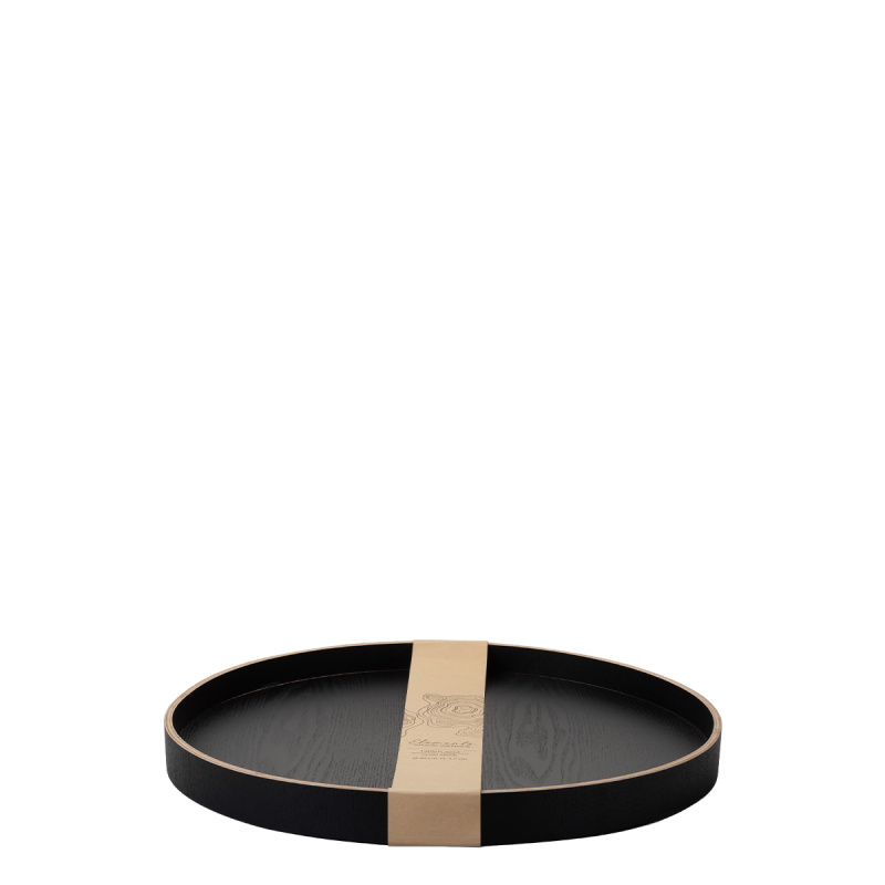 Plateau rond Ø 40 cm, H : 3.5 cm – Elements Wood Wengue