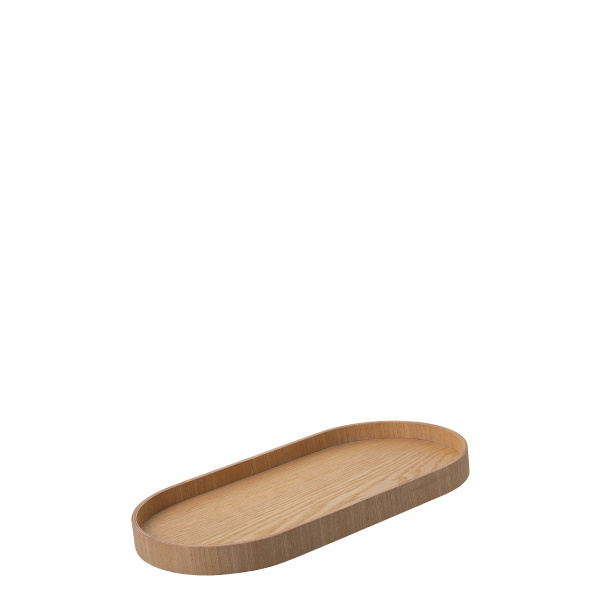 Plateau ovale 40 x 20 x 3 cm – Elements Wood frêne