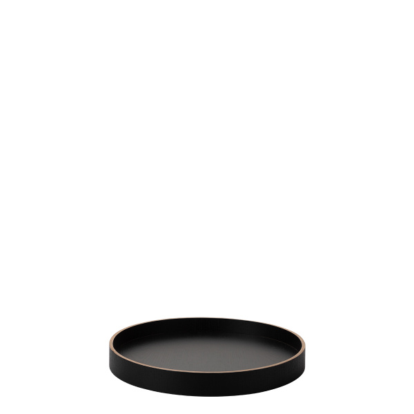 Plateau rond Ø 30 cm, H : 5 cm – Elements Wood Wengue