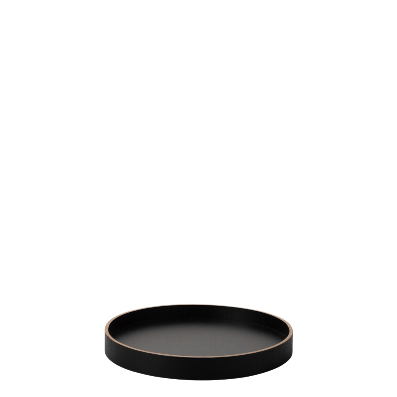 Plateau rond Ø 30 cm, H : 5 cm – Elements Wood Wengue