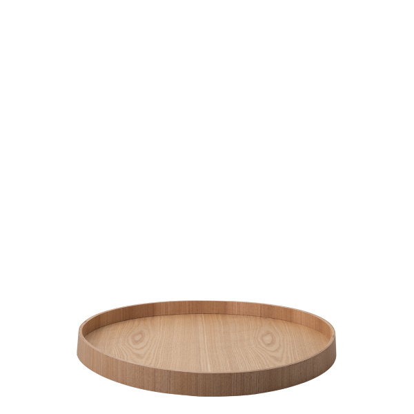 Plateau rond Ø 40 cm, H : 3.5 cm – Elements Wood frêne