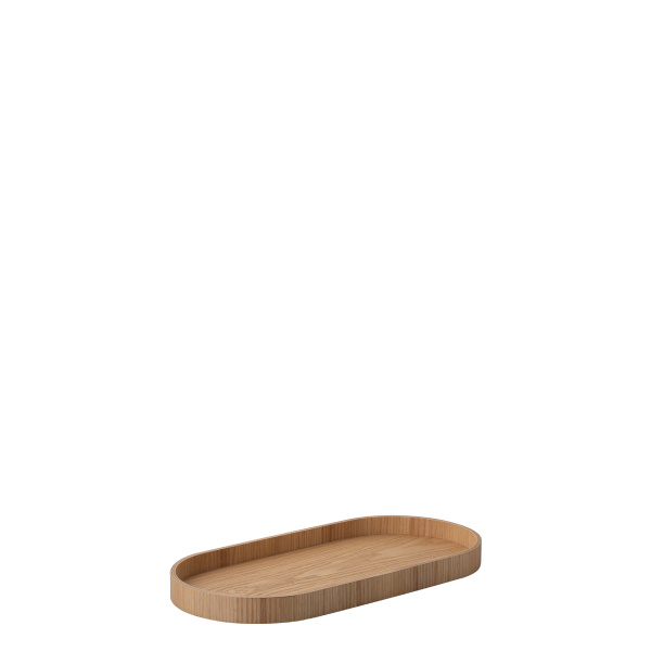 Plateau ovale 35.5 x 16.5 x 2.5 cm – Elements Wood frêne