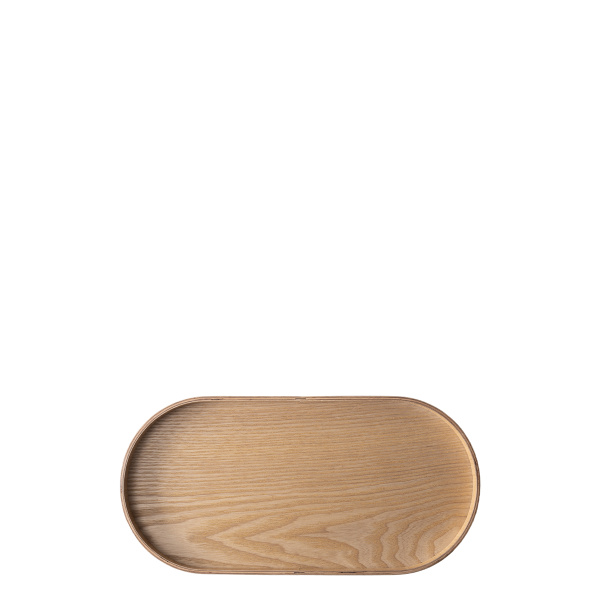 Plateau ovale 40 x 20 x 3 cm – Elements Wood frêne
