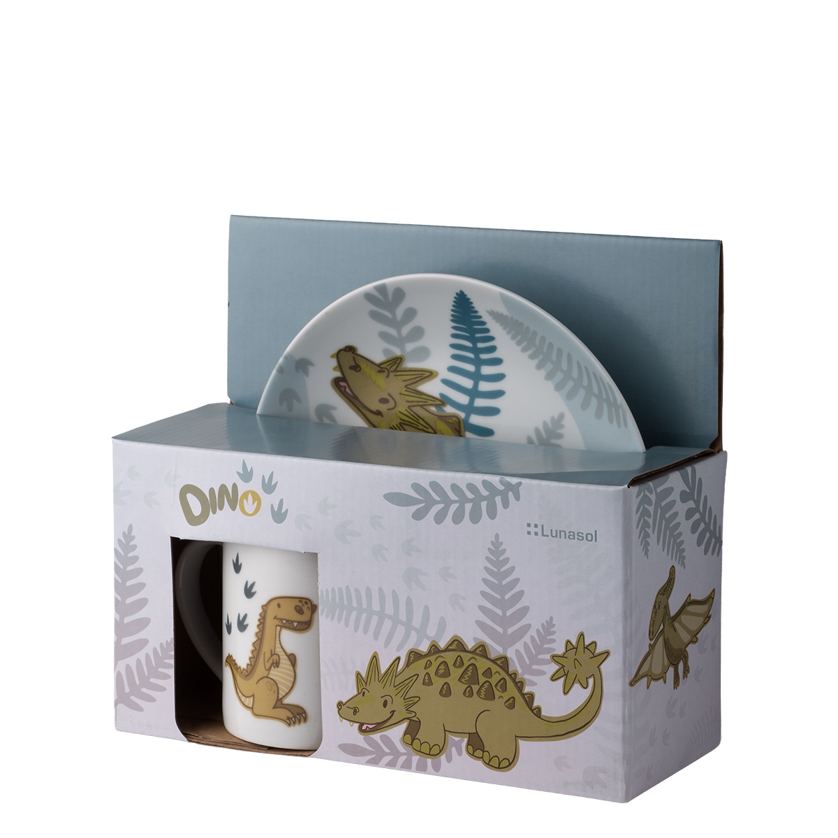 Set en porcelaine pour enfants Dino 3 pcs – KIDS WORLD