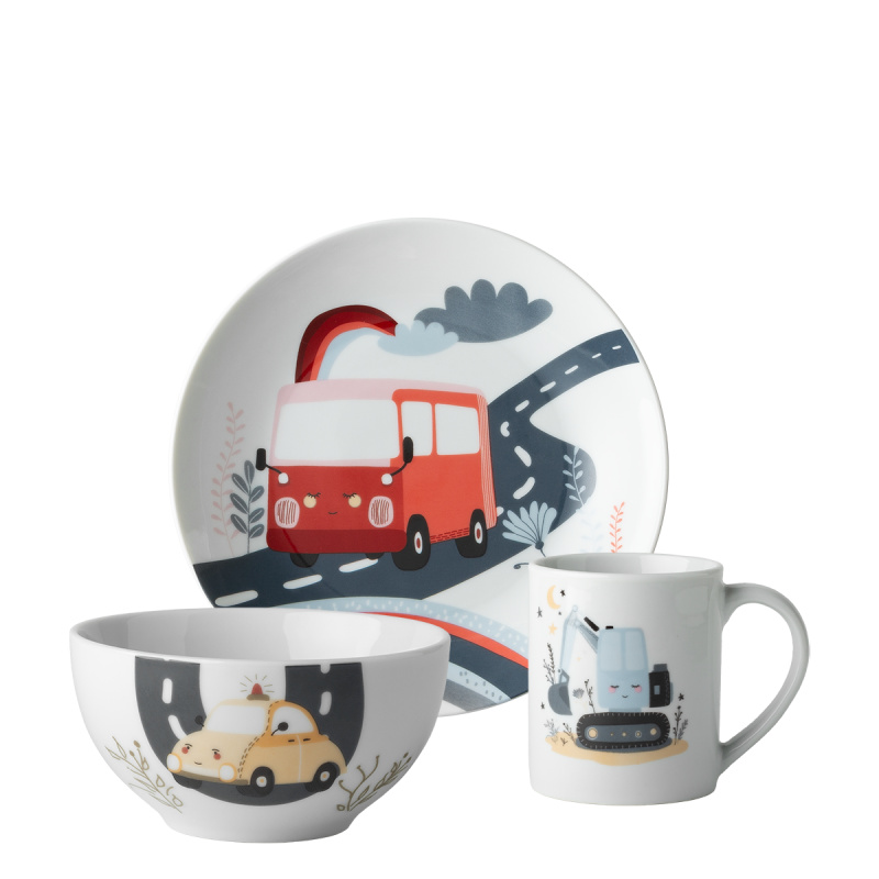Set en porcelaine pour enfants Cars 3 pcs – KIDS WORLD