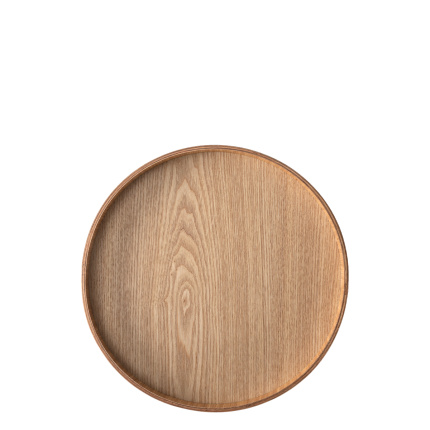 Plateau rond Ø 30 cm, H : 3.5 cm – Elements Wood frêne