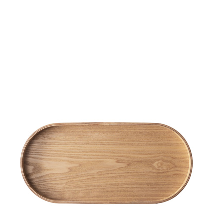Plateau ovale 35.5 x 16.5 x 2.5 cm – Elements Wood frêne