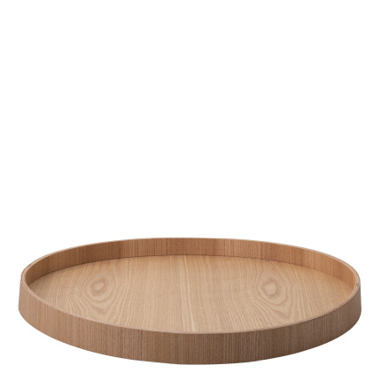 Plateau rond Ø 40 cm, H : 3.5 cm – Elements Wood frêne