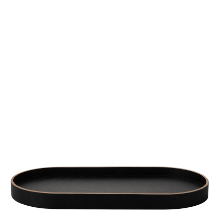 Plateau ovale 40 x 20 x 3 cm – Elements Wood Wengue
