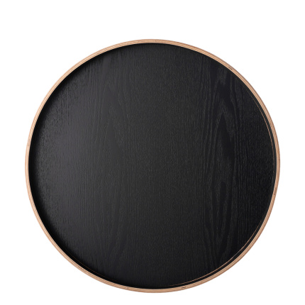 Plateau rond Ø 40 cm, H : 3.5 cm – Elements Wood Wengue