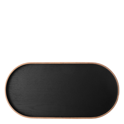 Plateau ovale 40 x 20 x 3 cm – Elements Wood Wengue
