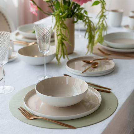 Set d'assiettes 12 pcs — Fine Dining Ash
