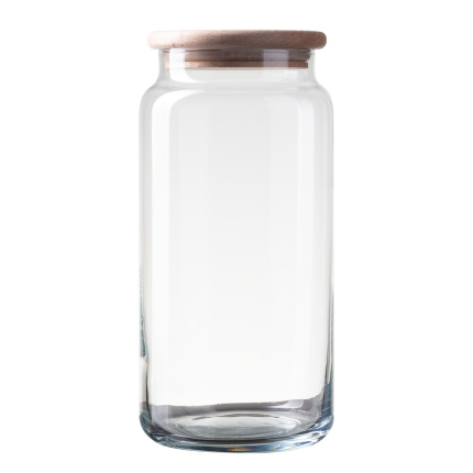Récipient en verre avec couvercle 1,3 l | Basic Kitchen Lunasol