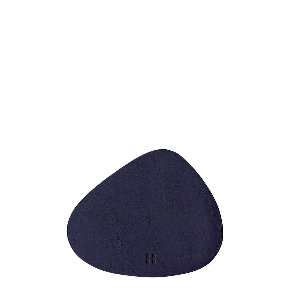 Dessous de verre triangle en PVC bleu 14 x 11,5 cm - Elements Ambiente