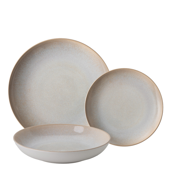 Set d’assiettes 12 pcs — Elements Vulcano Levante