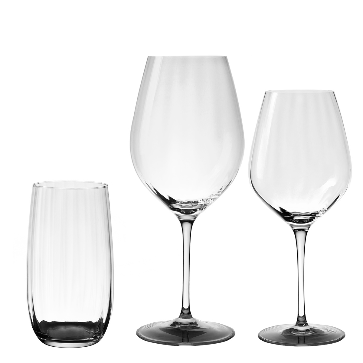 Set de verres de démarrage pour la maison 18 pièces – Optima Line Glas Lunasol