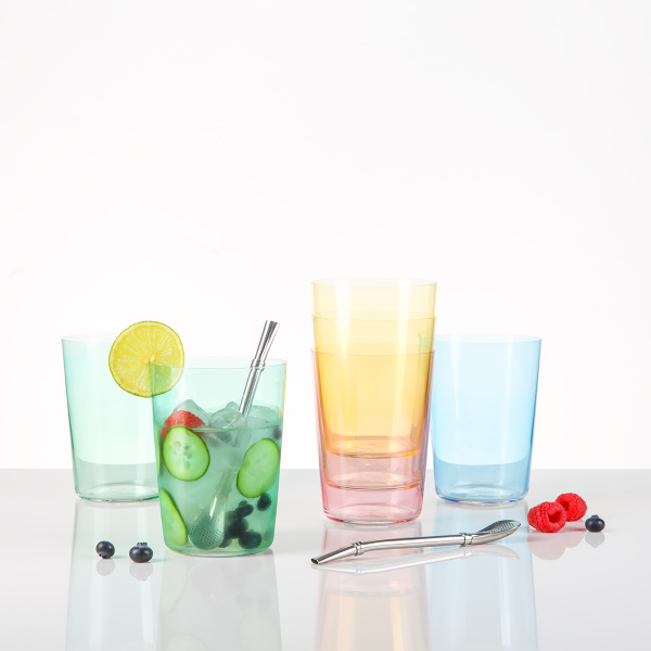 Longdrink 515 ml vert clair - 21st Century Glas Lunasol Color