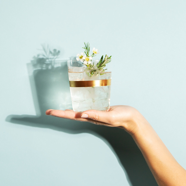 Tumbler 440 ml avec bande dorées Set - 21st Century Verre Lunasol
