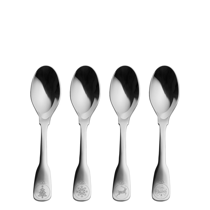 Set de cuillères à café 4 pcs – 7th Generation Cardinal