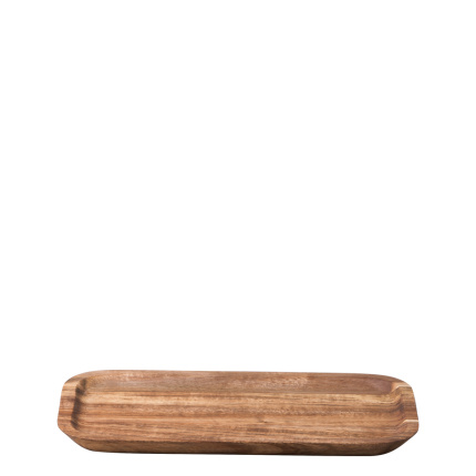 Plateau rectangulaire moyen Acacia 25 x 14 cm - FLOW Wooden