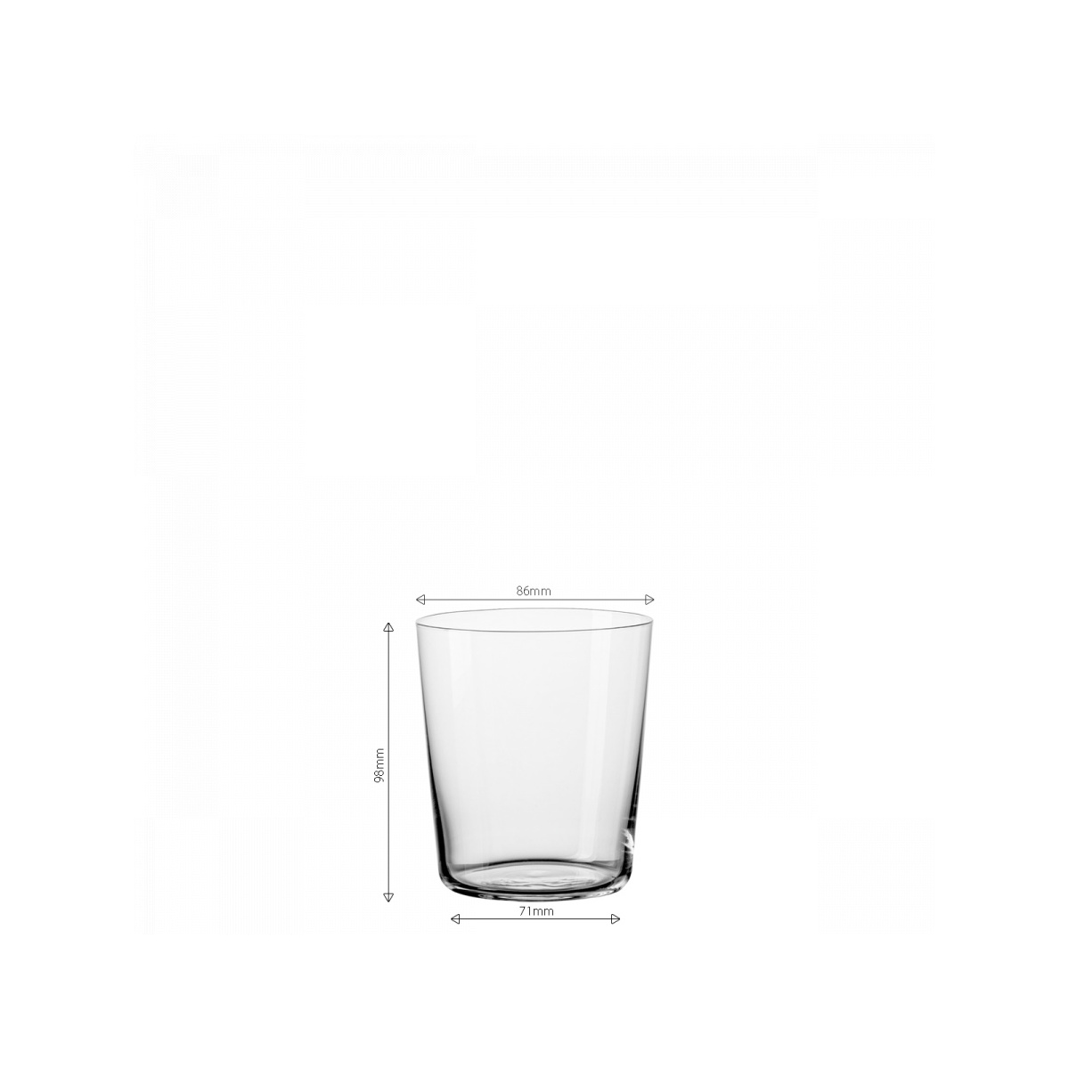 Verres longdrink 515 ml 6 pcs - 21st Century Glas Lunasol