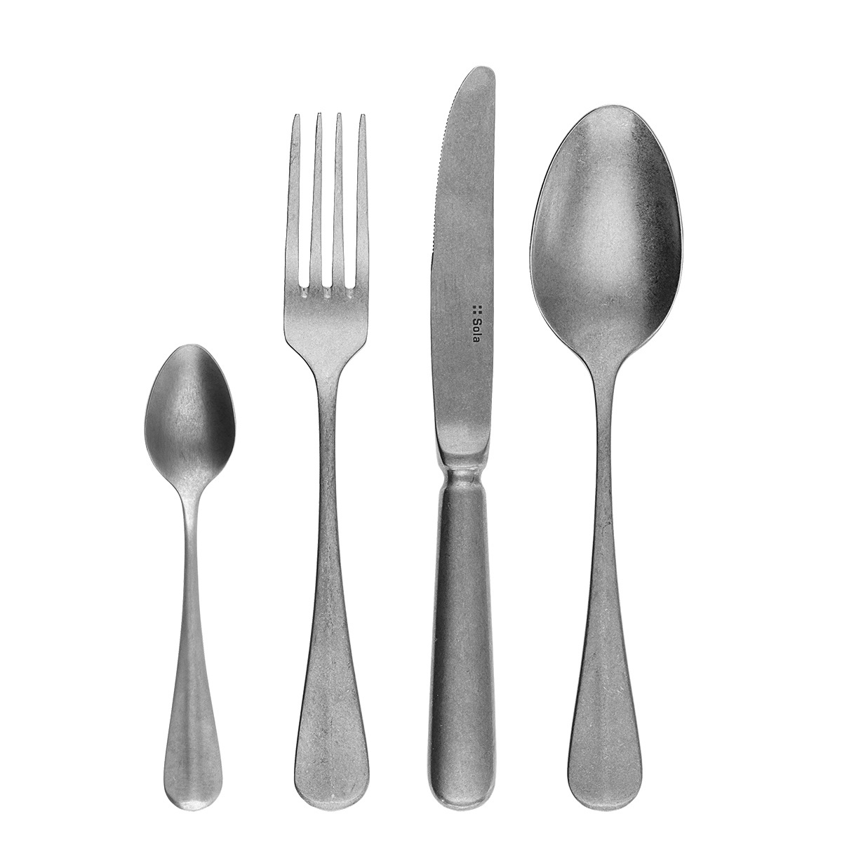 Set de couverts 24 pcs Dessert – Baguette Stone Wash