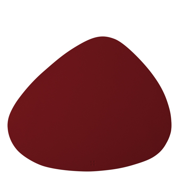 Set de table triangle en PVC bordeaux 45 x 37 cm - Elements Ambiente