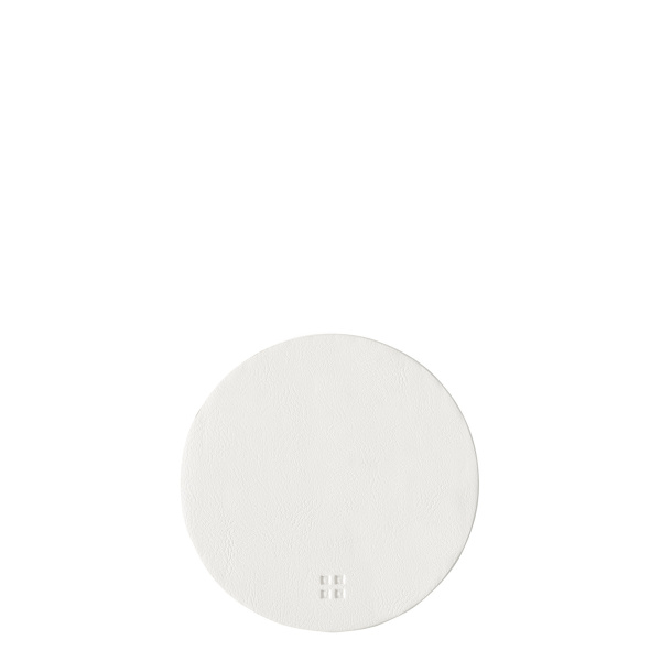 Dessous de verre rond en PVC blanc ø 11 cm - Elements Ambiente
