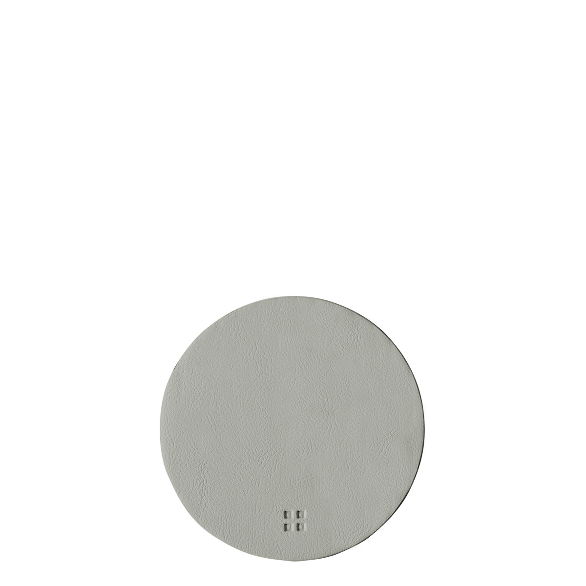 Dessous de verre rond en PVC argenté ø 11 cm - Elements Ambiente