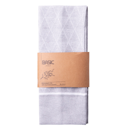 Torchon de cuisine gris clair 50 x 70 cm 2 pcs – Basic Ambiente