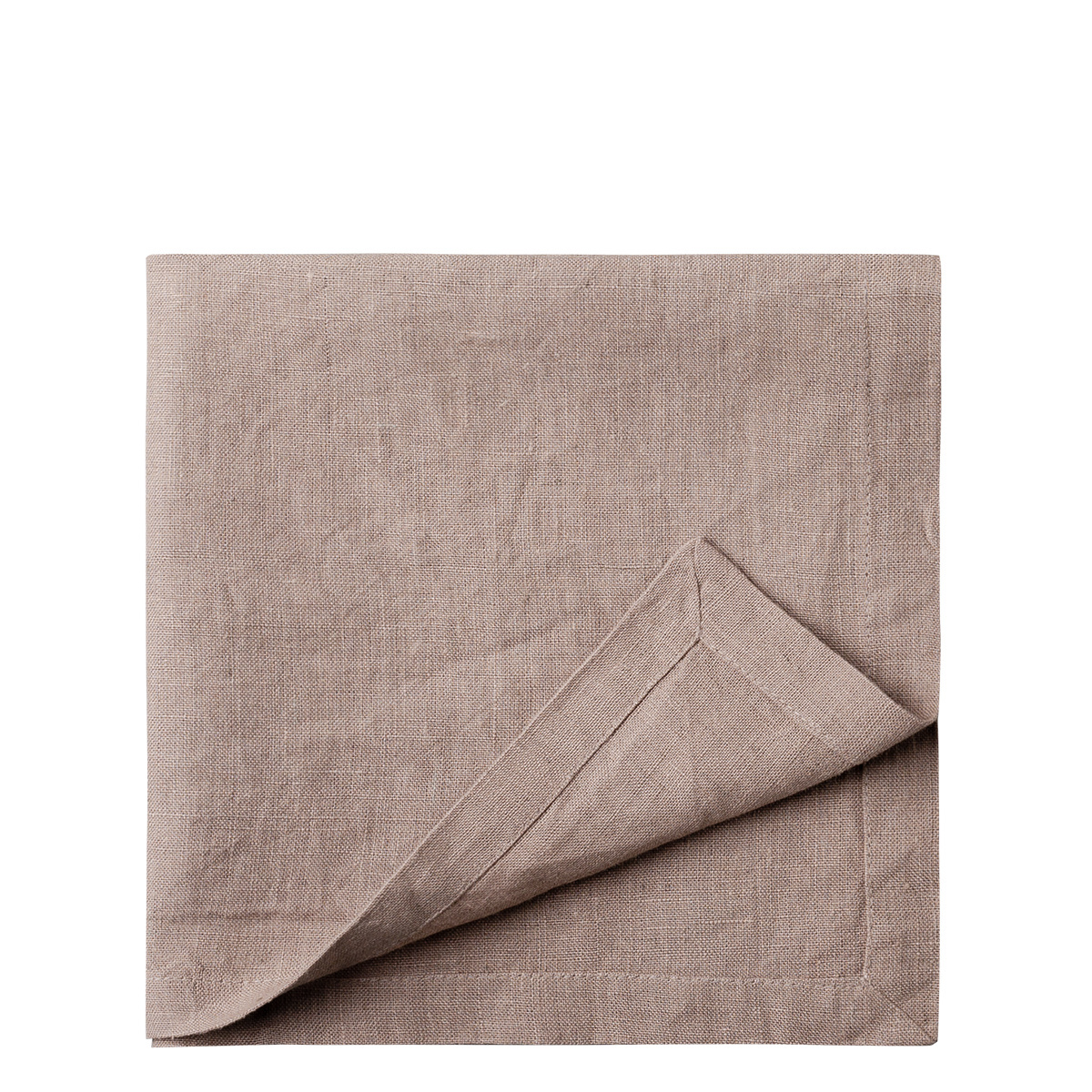 Serviettes en lin bronze 50 x 50 cm 2 pcs - Gaya Ambiente