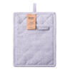 Manique en coton gris clair 19 x 24 cm – Basic Ambiente