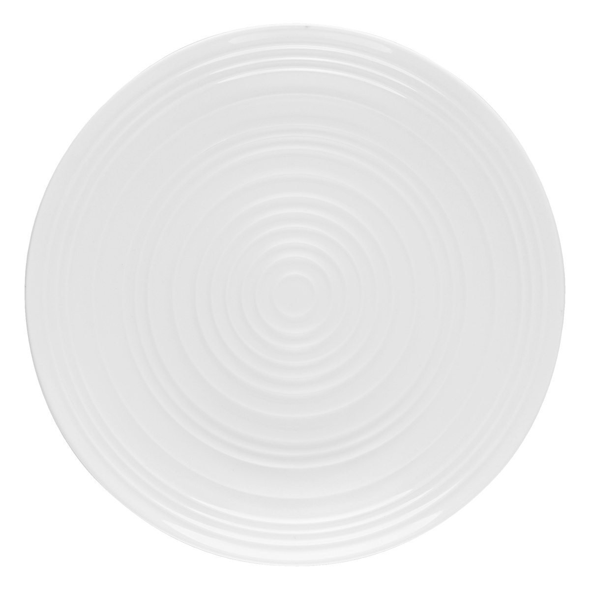 Assiette plate blanche brillante 23 cm – Gaya