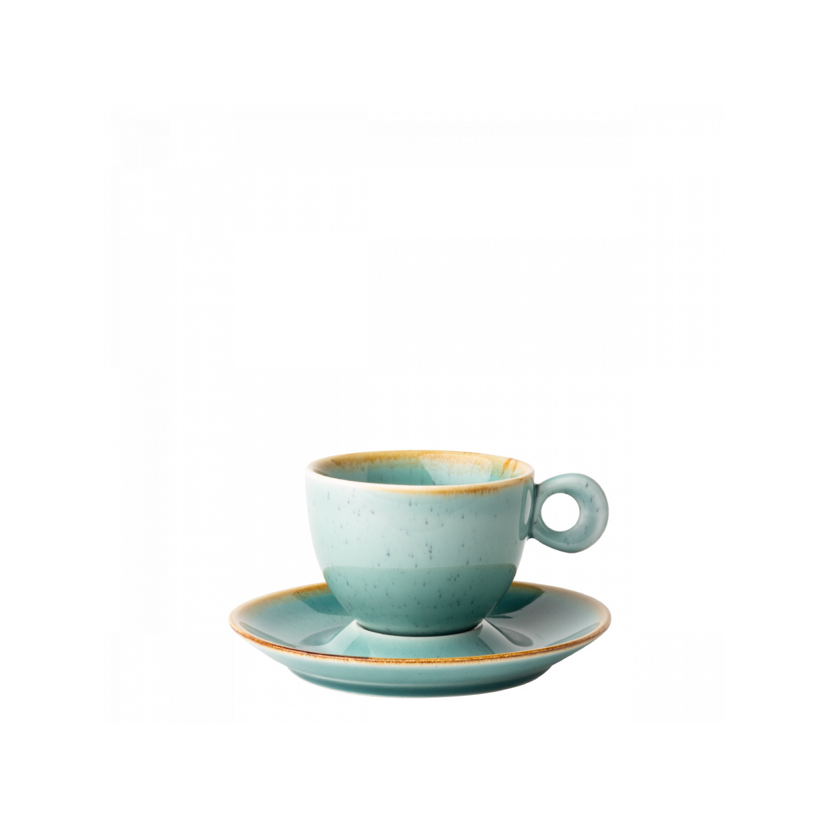 Sous-tasse à café - Gaya Sand turquoise Lunasol