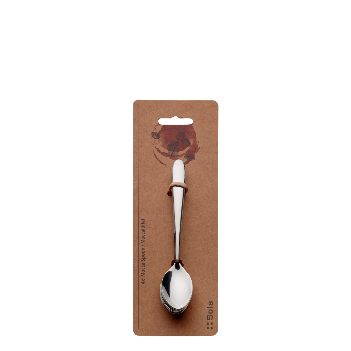 Set de cuillères à moka 4 pcs – Basic Alpha