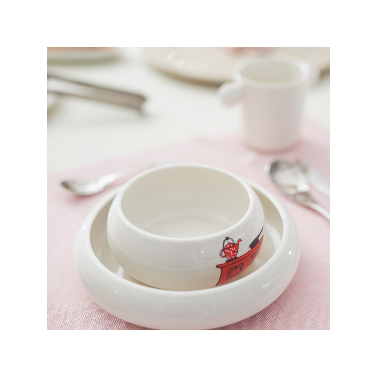 Service en porcelaine pour enfants 3 pcs – Rosie