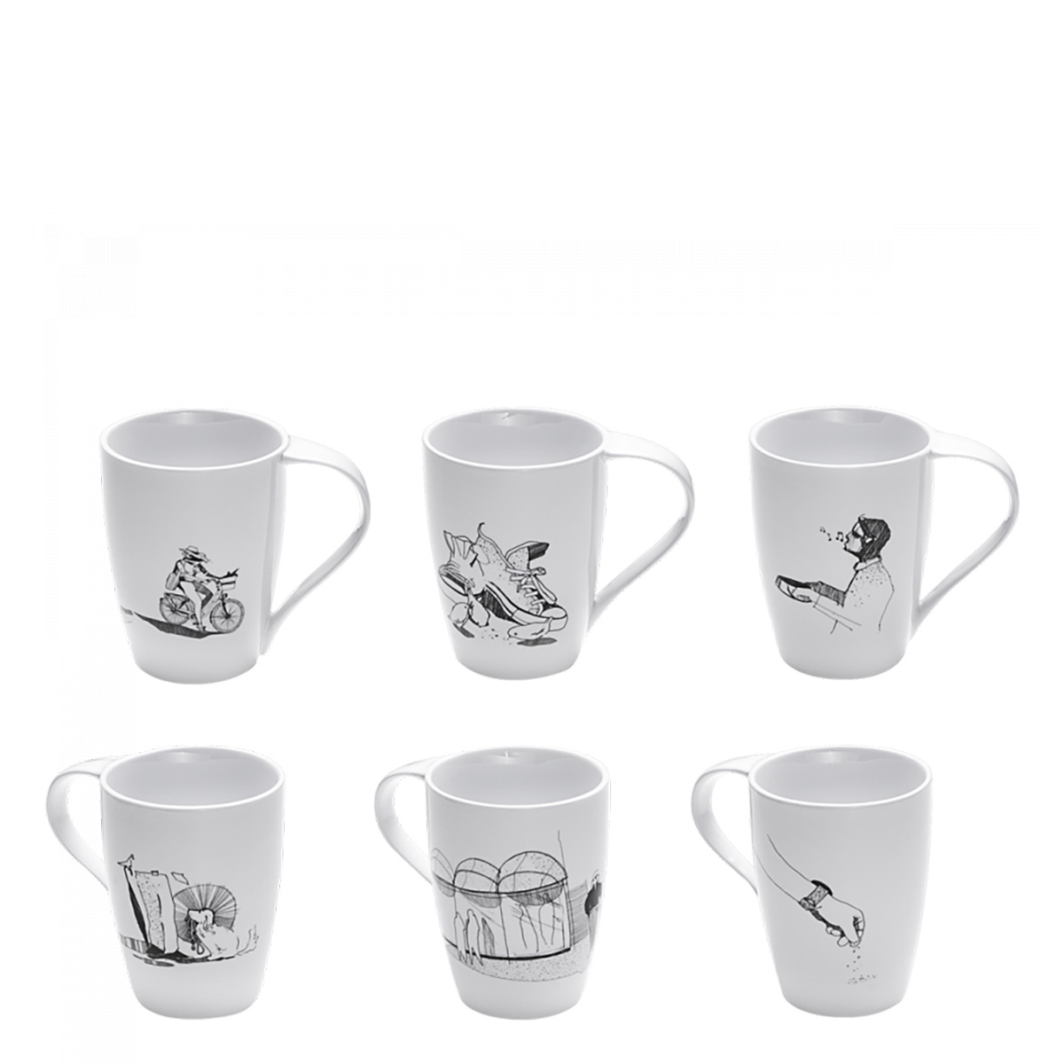 Tasse à thé, 360 ml set 3 pcs – Hotel Inn