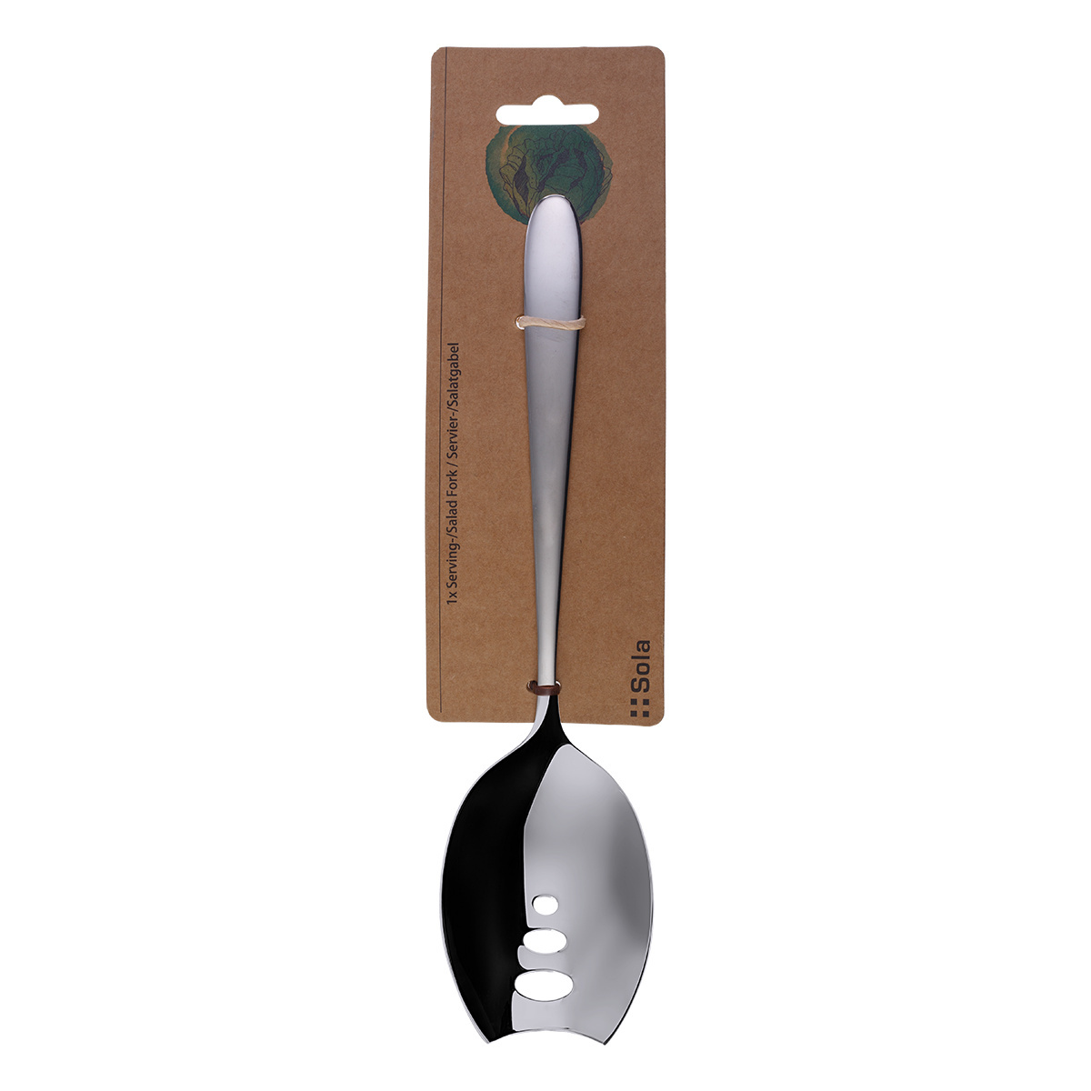 Fourchette de service/à salade en boîte suspendue - Basic Alpha
