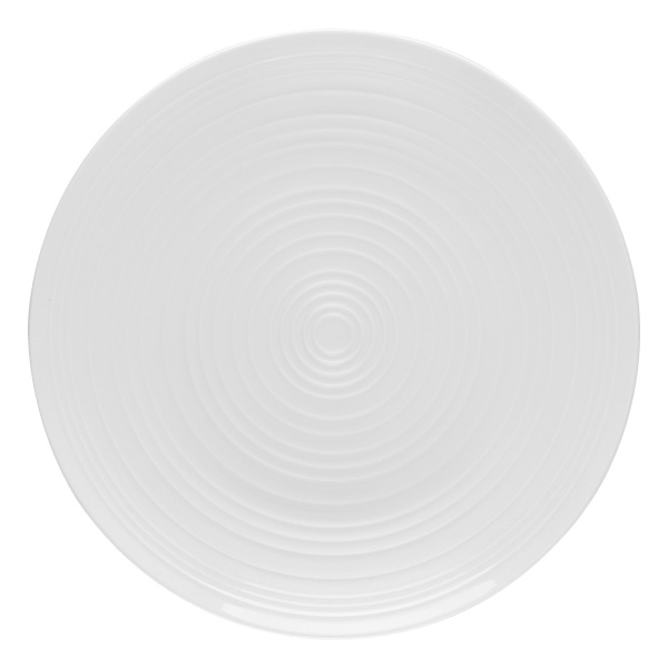 Assiette plate blanche brillante 28 cm – Gaya
