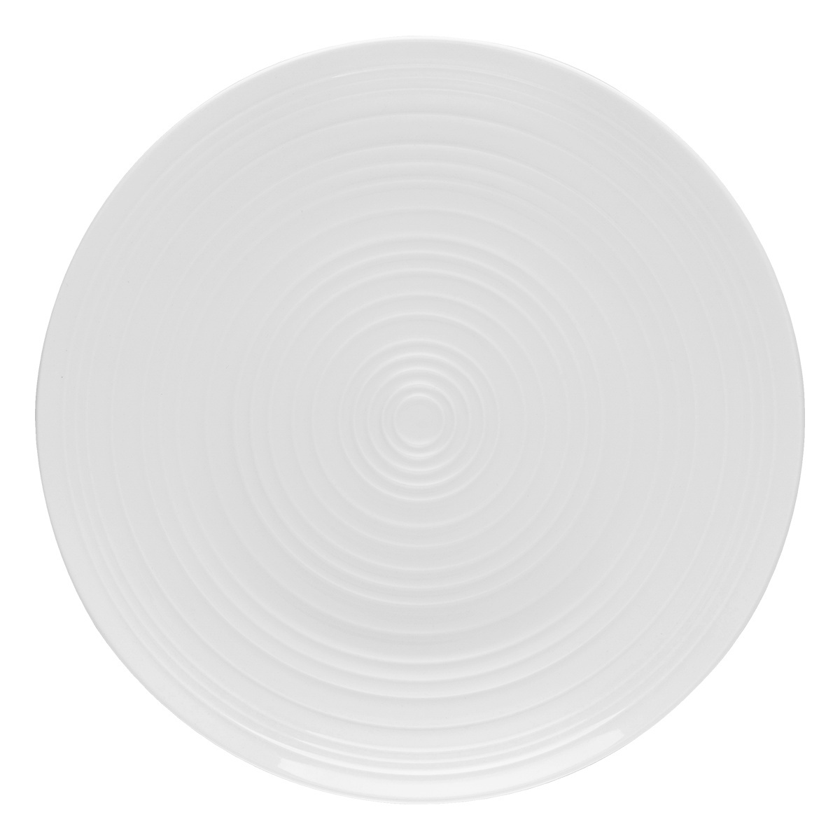 Assiette plate blanche brillante 28 cm – Gaya