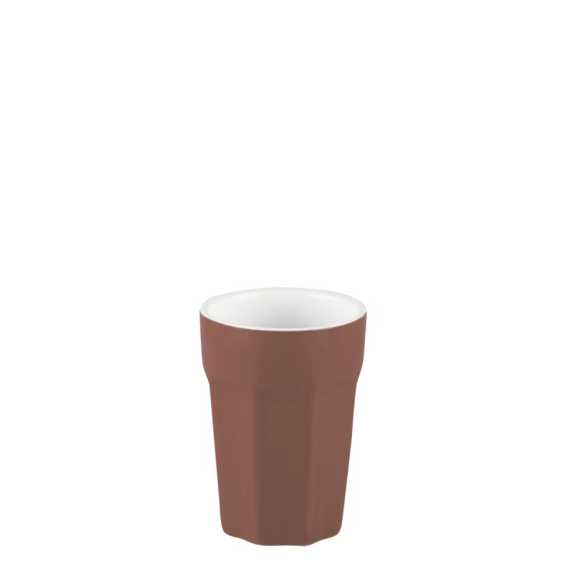 Tasse en porcelaine petite marronne 80 ml – RGB