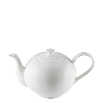 Théière blanche en porcelaine 1,2 l - Premium Platinum Line