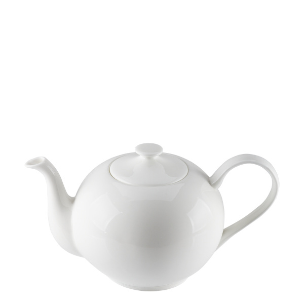 Théière blanche en porcelaine 1,2 l - Premium Platinum Line