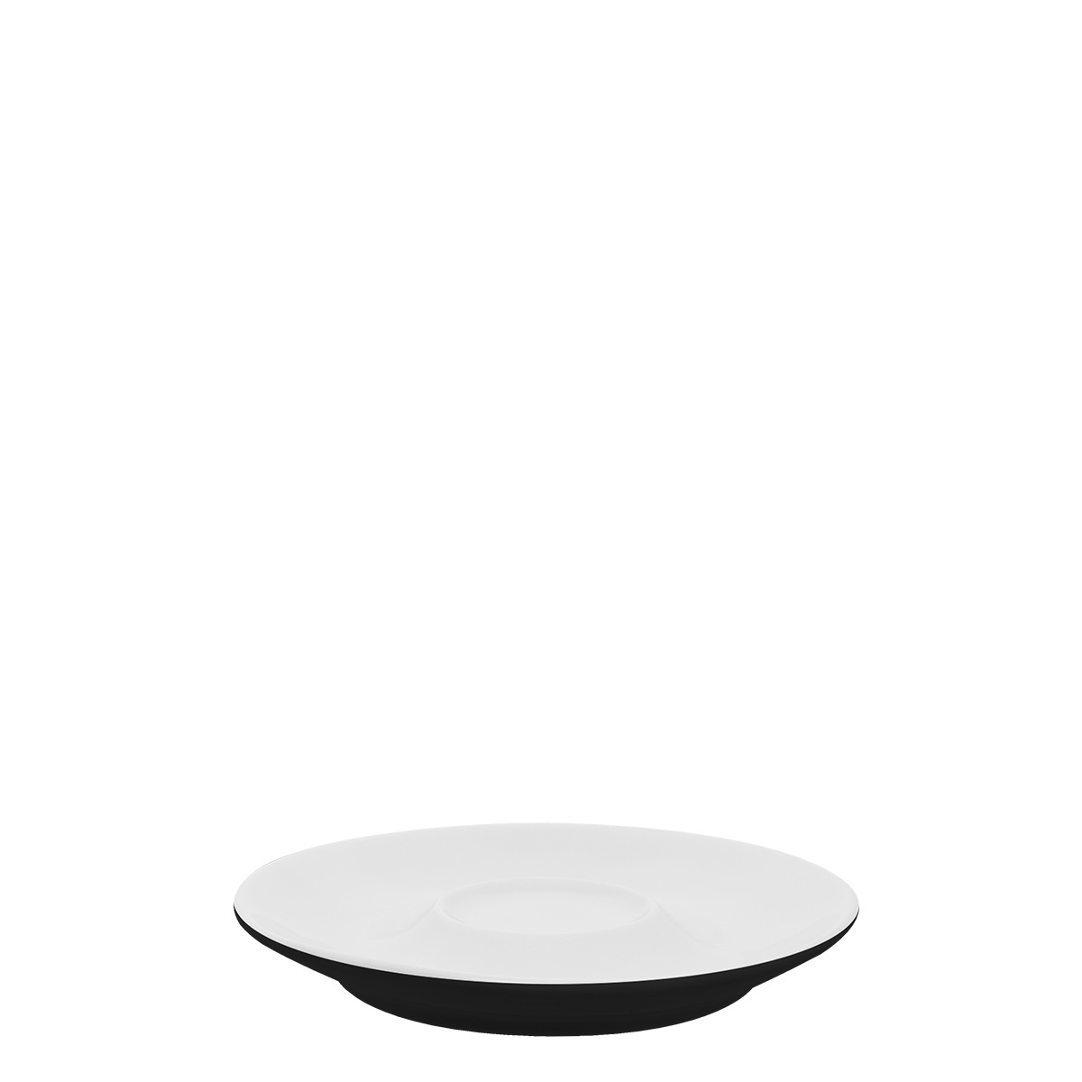 Soucoupe à café/thé noire 15 cm - RGB
