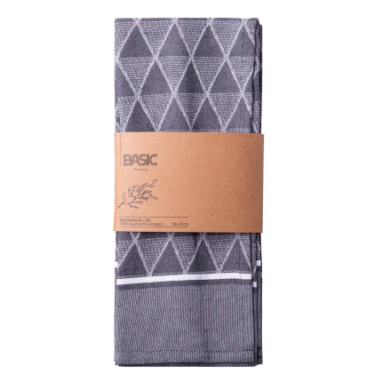 Torchon de cuisine gris acier 50 x 70 cm 2 pcs – Basic Ambiente