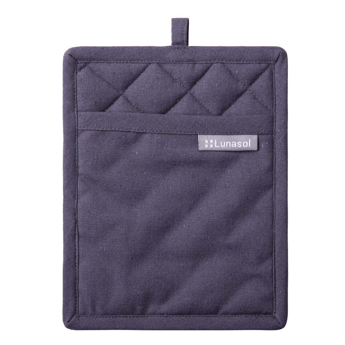 Gant de cuisine en coton gris acier 19 x 24 cm – Basic Ambiente