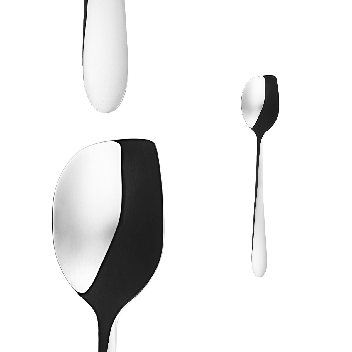 Set de cuillères à yaourt 4 pcs – Basic Alpha