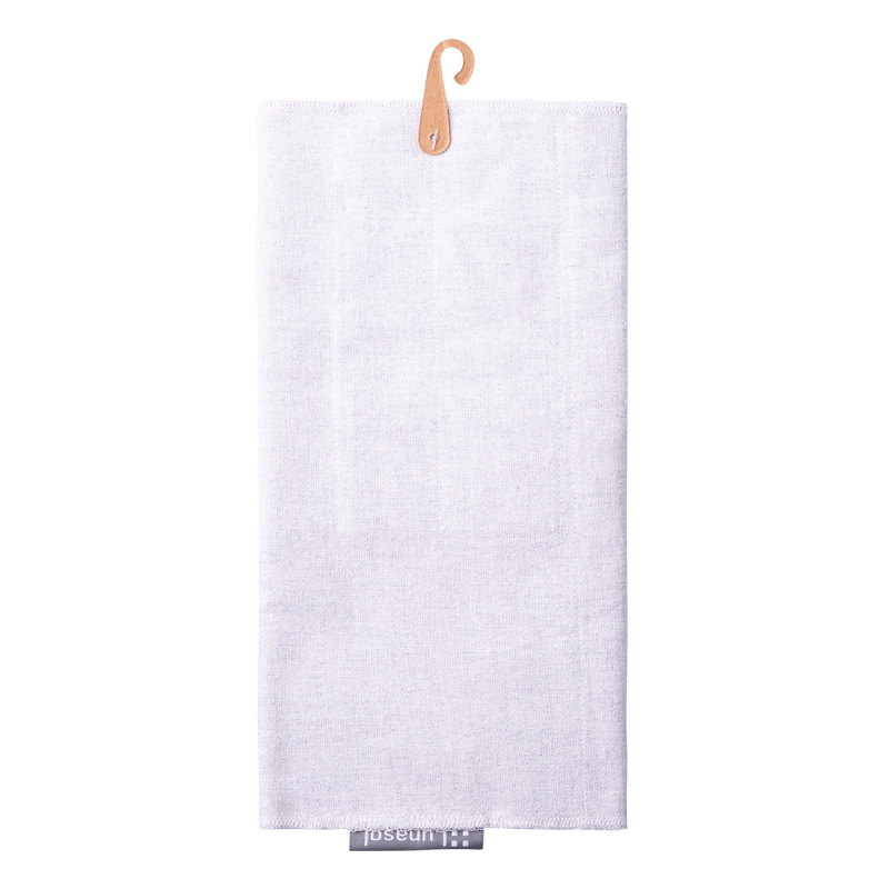 Graues Baumwoll-Etui zur Aufbewahrung von Besteck 52 x 26 cm - Basic Ambiente